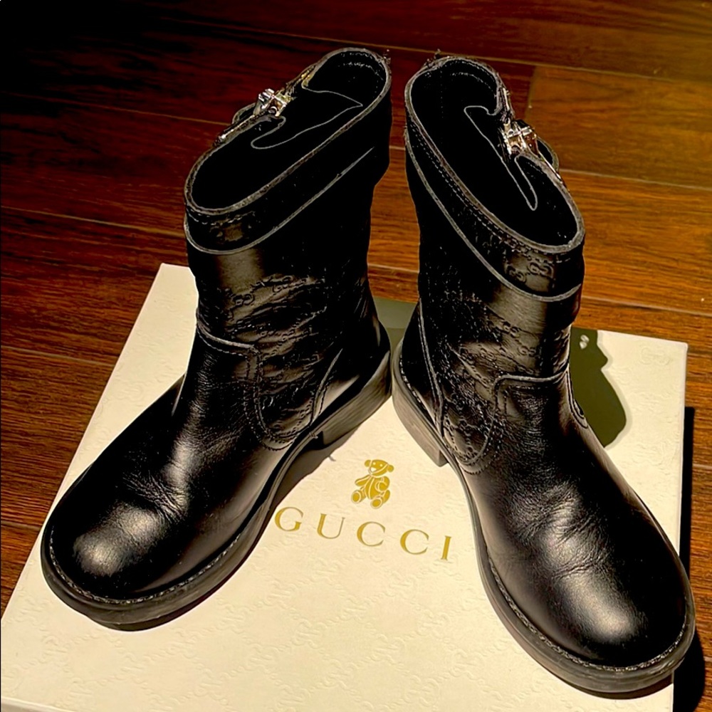Gucci Girl Leather Boots